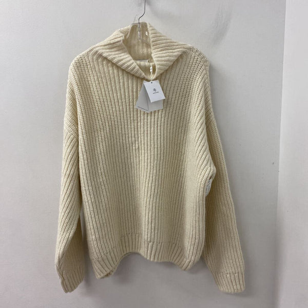 ANINE BING WOMEN'S SWEATER cream M