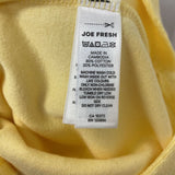 JOE FRESH WOMEN'S DRESS yellow white M