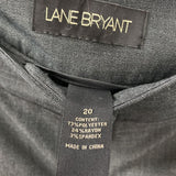 LANE BRYANT WOMEN'S PLUS BOTTOM grey mix 20