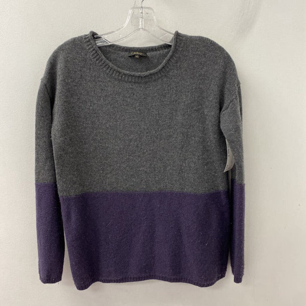 T BABATON WOMEN'S SWEATER grey purple mix S