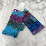 WOMEN'S GLOVES/MITTS turquoise multi S