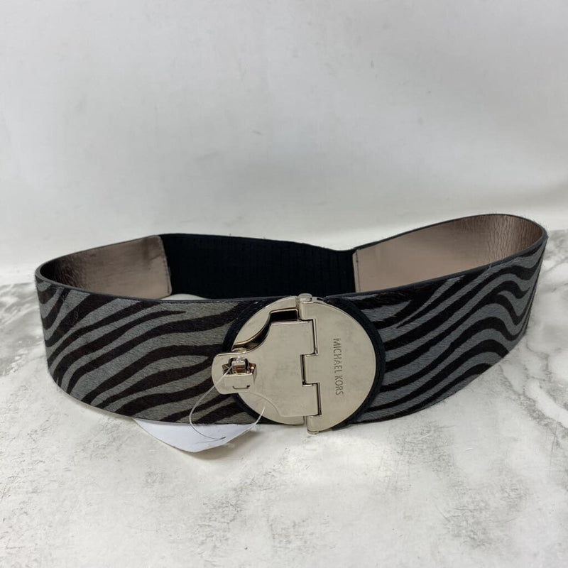 MICHAEL/Michael Kors WOMEN'S BELT zebra print S/M