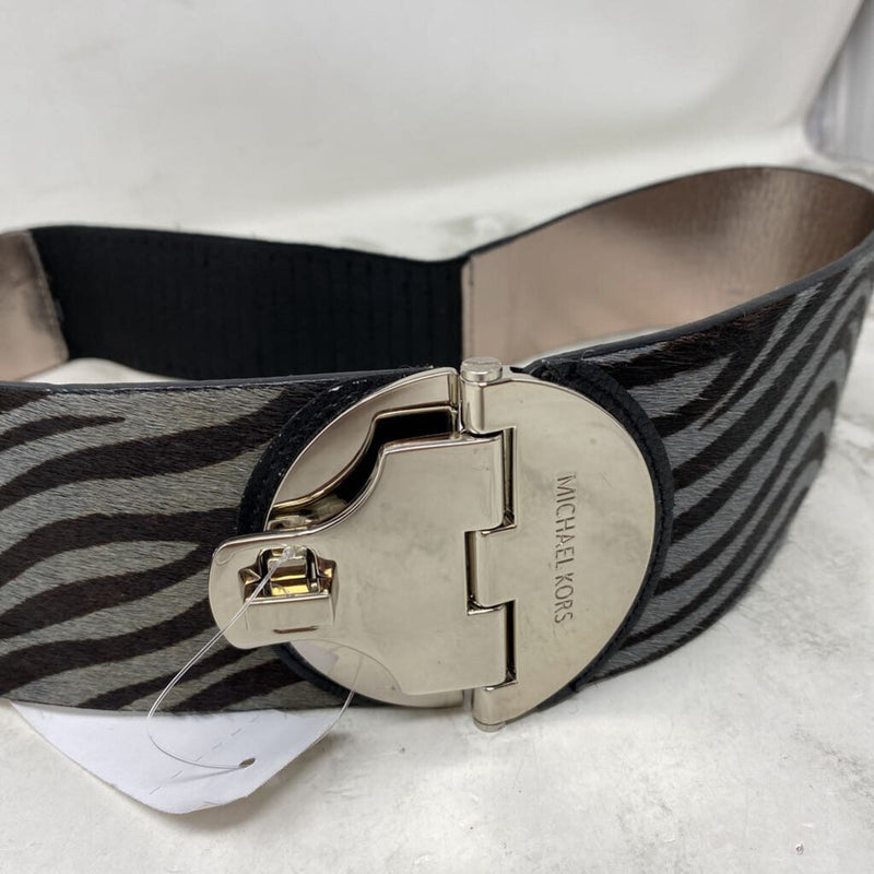 MICHAEL/Michael Kors WOMEN'S BELT zebra print S/M