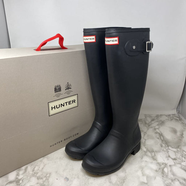 HUNTER WOMEN'S RAIN BOOTS black 5