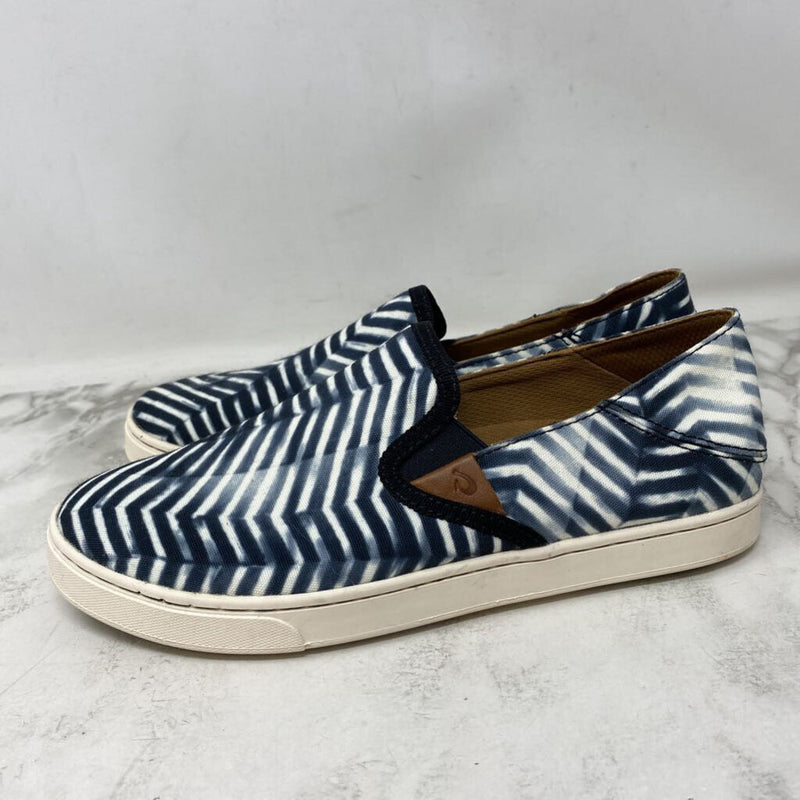 OLUKAI WOMEN'S FOOTWEAR navy white 9