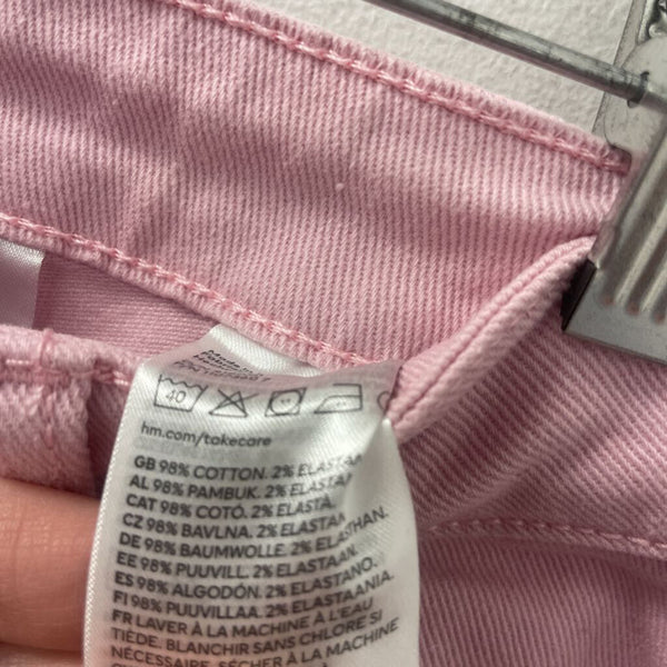 H&M WOMEN'S JEANS pink 0