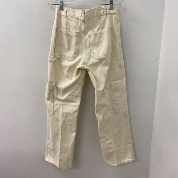 H&M WOMEN'S PANTS cream 4