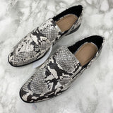 ZARA WOMEN'S FLATS snake print 36