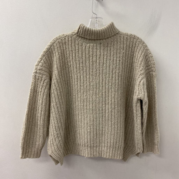 ZARA WOMEN'S SWEATER cream S