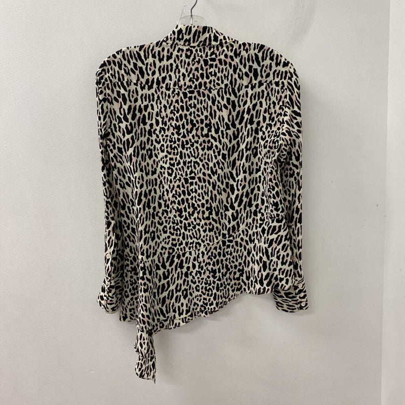 NANETTE LEPORE WOMEN'S BLOUSE/SHIRT leopard print XS