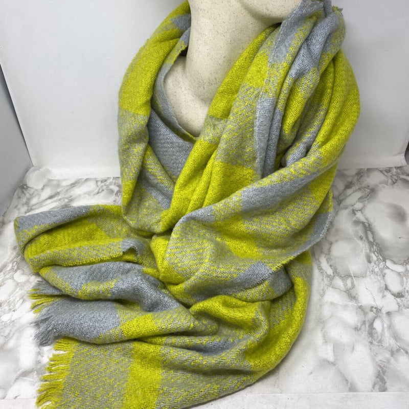 WOMEN'S SCARF/SHAWL yellow grey