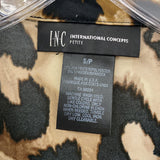 INC WOMEN'S BLOUSE/SHIRT animal print SP