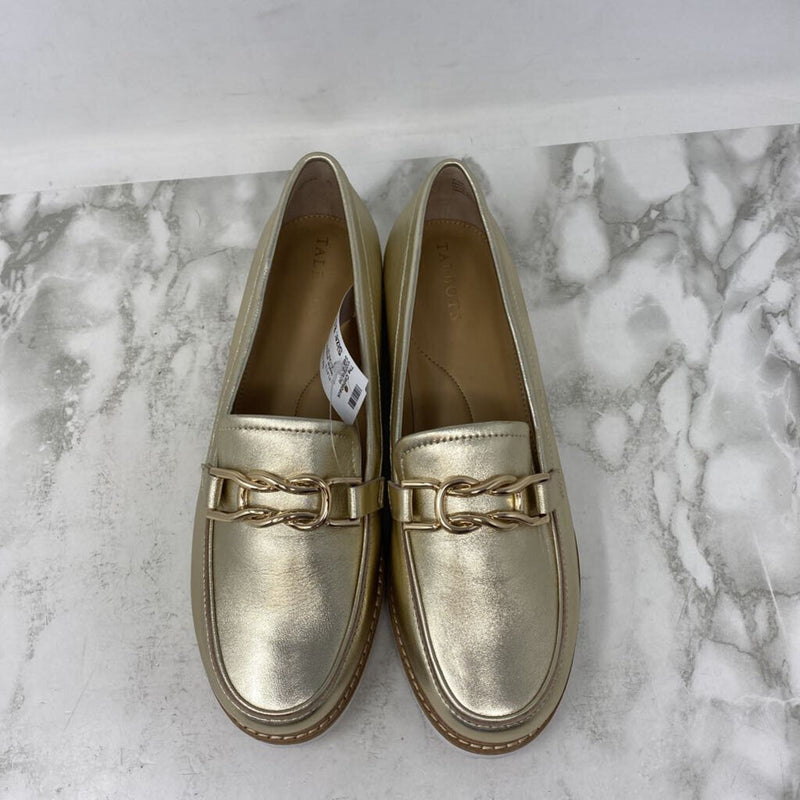 TALBOTS WOMEN'S FLATS gold 8.5