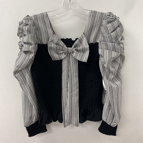 WOMEN'S BLOUSE/SHIRT black white S