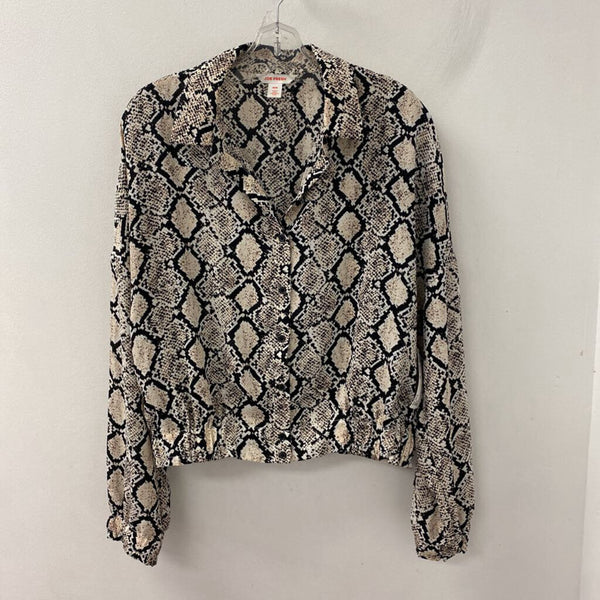 JOE FRESH WOMEN'S BLOUSE/SHIRT snake print M