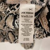 JOE FRESH WOMEN'S BLOUSE/SHIRT snake print M