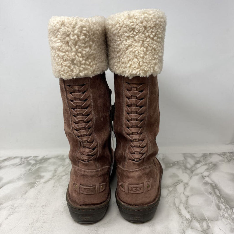 UGG WOMEN'S BOOTS WINTER brown beige 9