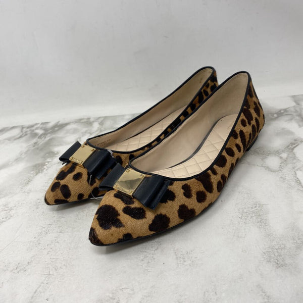 COLE HAAN WOMEN'S FLATS animal print 9.5