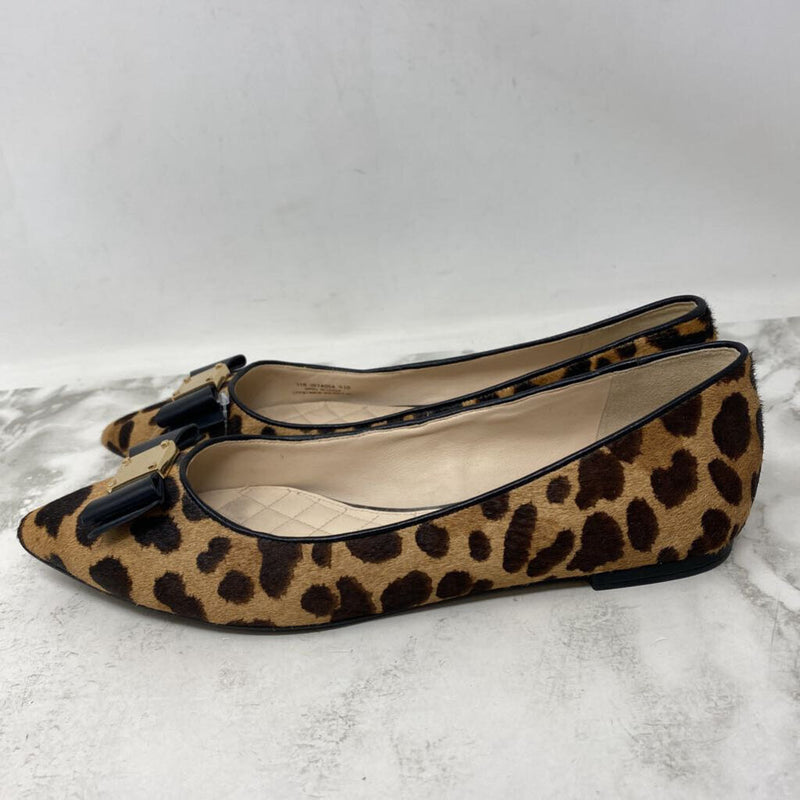 COLE HAAN WOMEN'S FLATS animal print 9.5