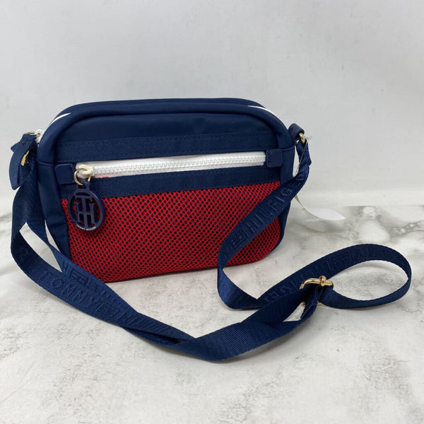 TOMMY HILFIGER WOMEN'S BAG navy red white