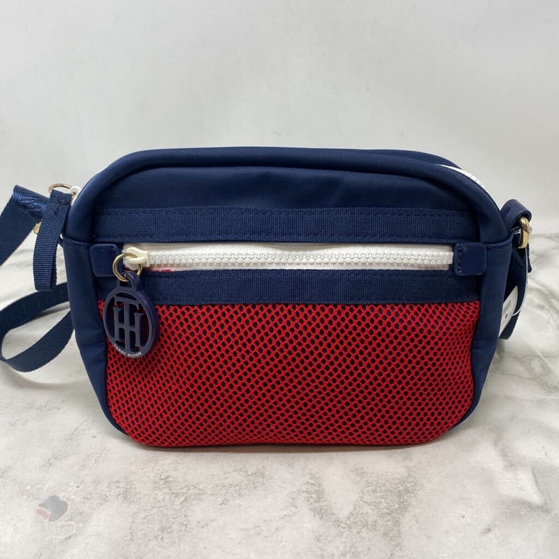 TOMMY HILFIGER WOMEN'S BAG navy red white