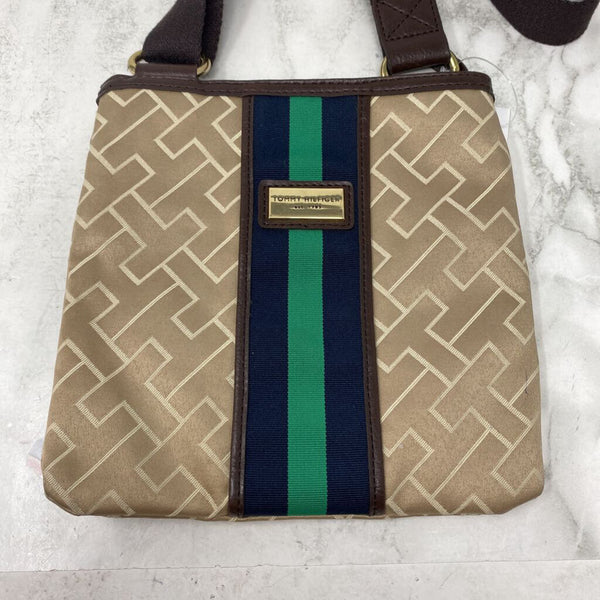 TOMMY HILFIGER WOMEN'S BAG beige brown navy green