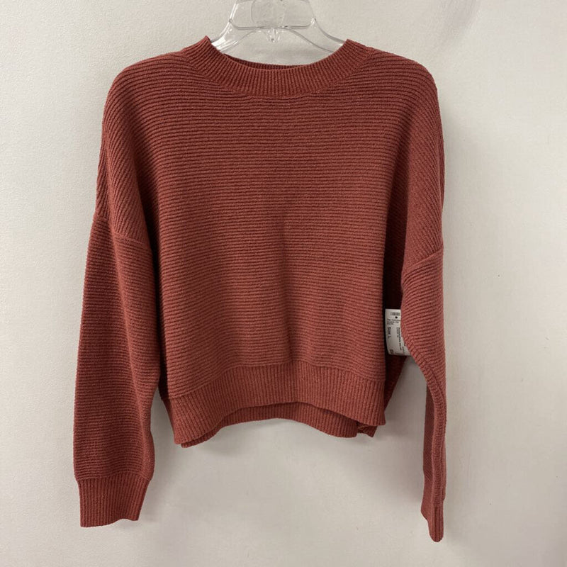 DESIGN LAB WOMEN'S SWEATER terra cotta L