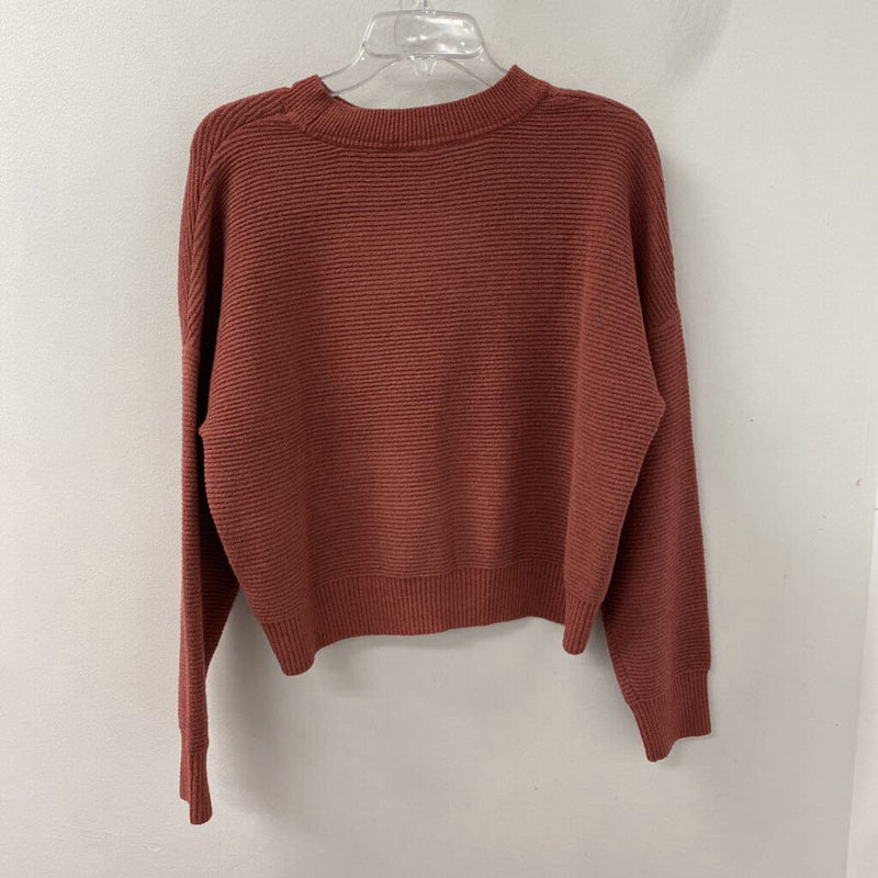 DESIGN LAB WOMEN'S SWEATER terra cotta L