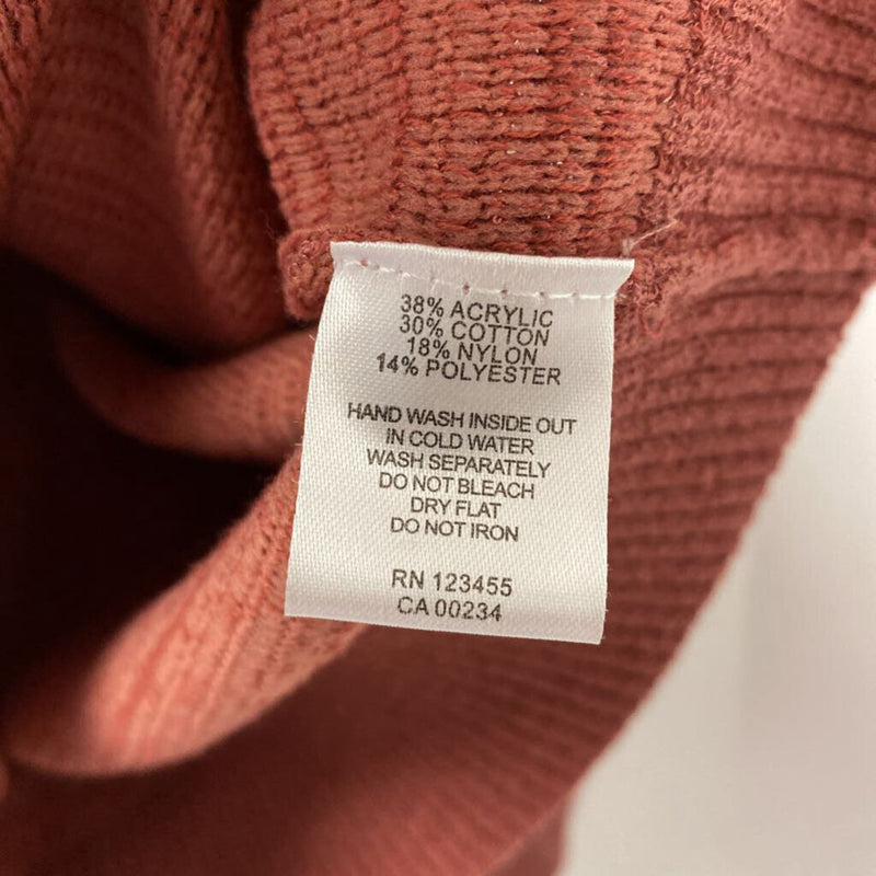 DESIGN LAB WOMEN'S SWEATER terra cotta L