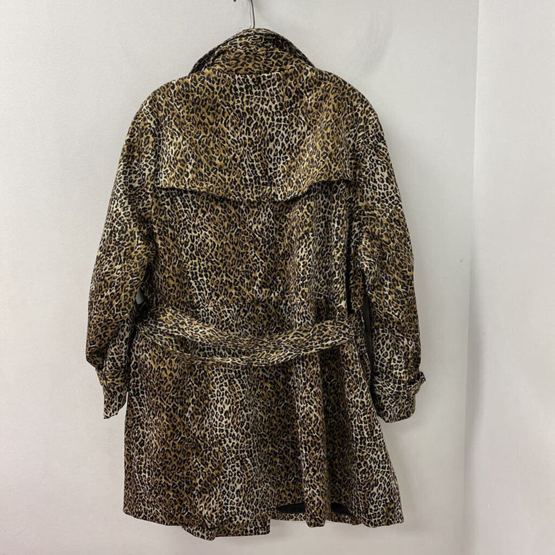 JOAN RIVERS WOMEN'S PLUS OUTERWEAR leopard print plus