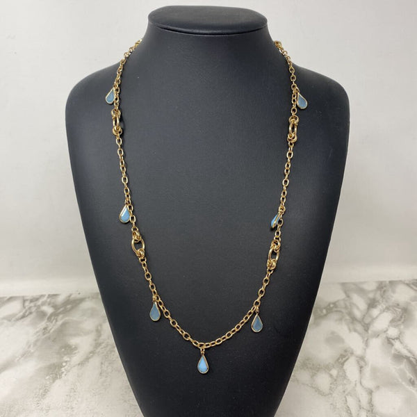 Banana Republic WOMEN'S NECKLACE gold blue