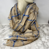 WOMEN'S SCARF/SHAWL beige blue