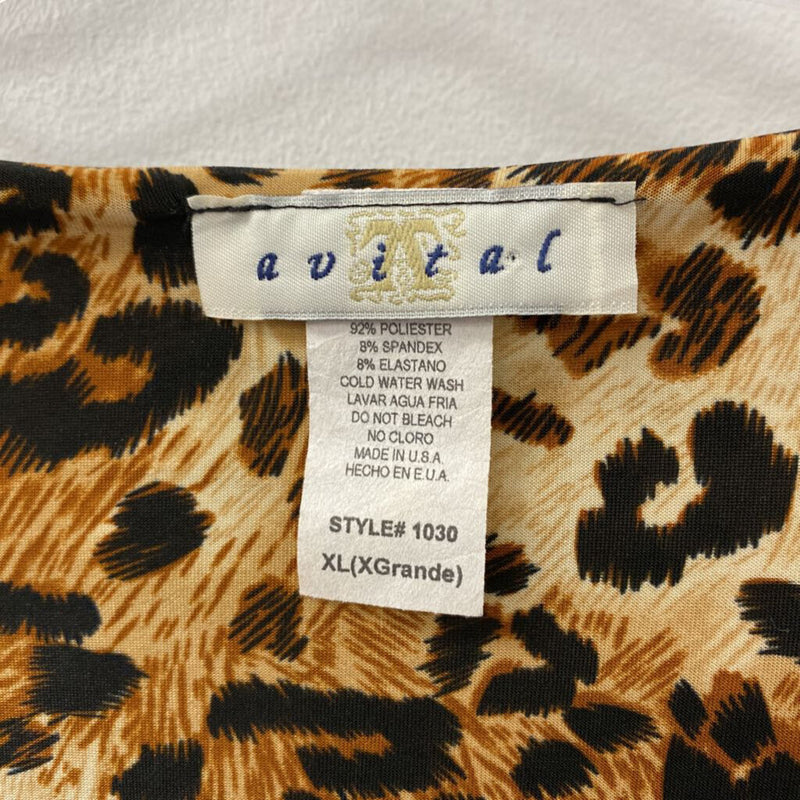 WOMEN'S DRESS leopard print XL