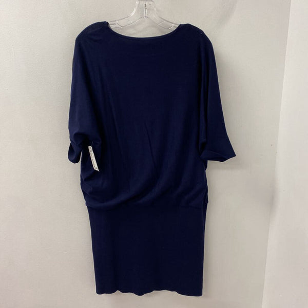 PHASE EIGHT WOMEN'S DRESS navy grey L-XL/UK18