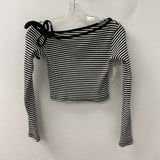 WOMEN'S TOP black white mix XS/S