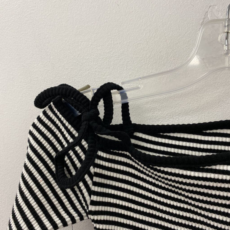 WOMEN'S TOP black white mix XS/S