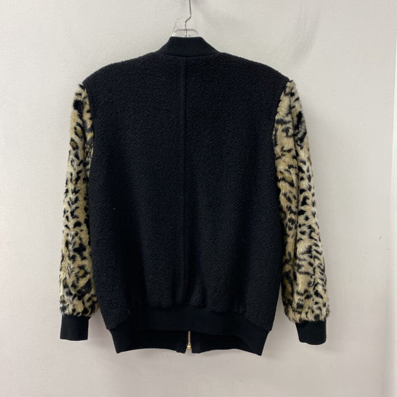 Club Monaco WOMEN'S BOMBER JACKET animal print XS