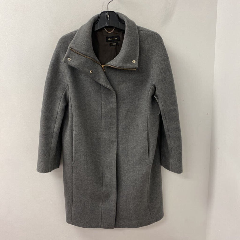 Massimo Dutti WOMEN'S COAT grey M