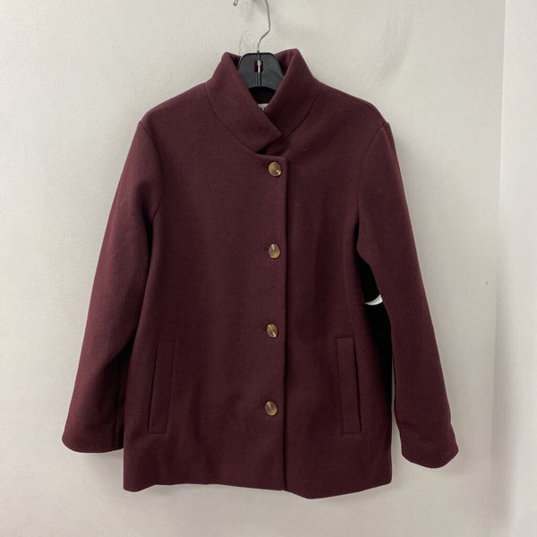 OLD NAVY WOMEN'S COAT burgundy L