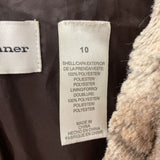 ALFRED DUNNER WOMEN'S VESTS OUTERWEAR brown beige 10