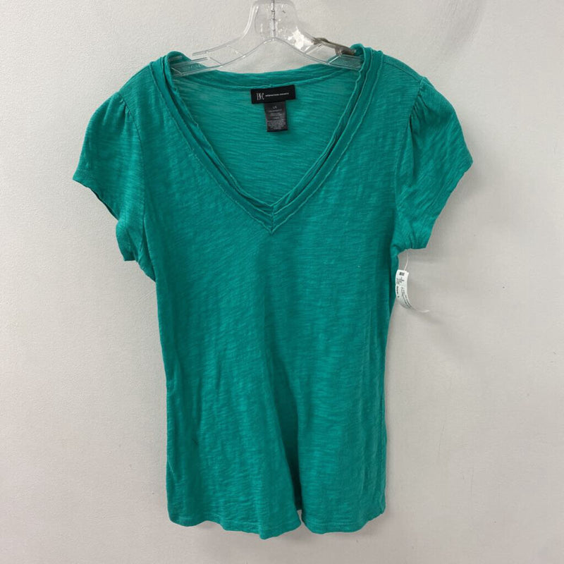 INC WOMEN'S T-SHIRT kelly green L