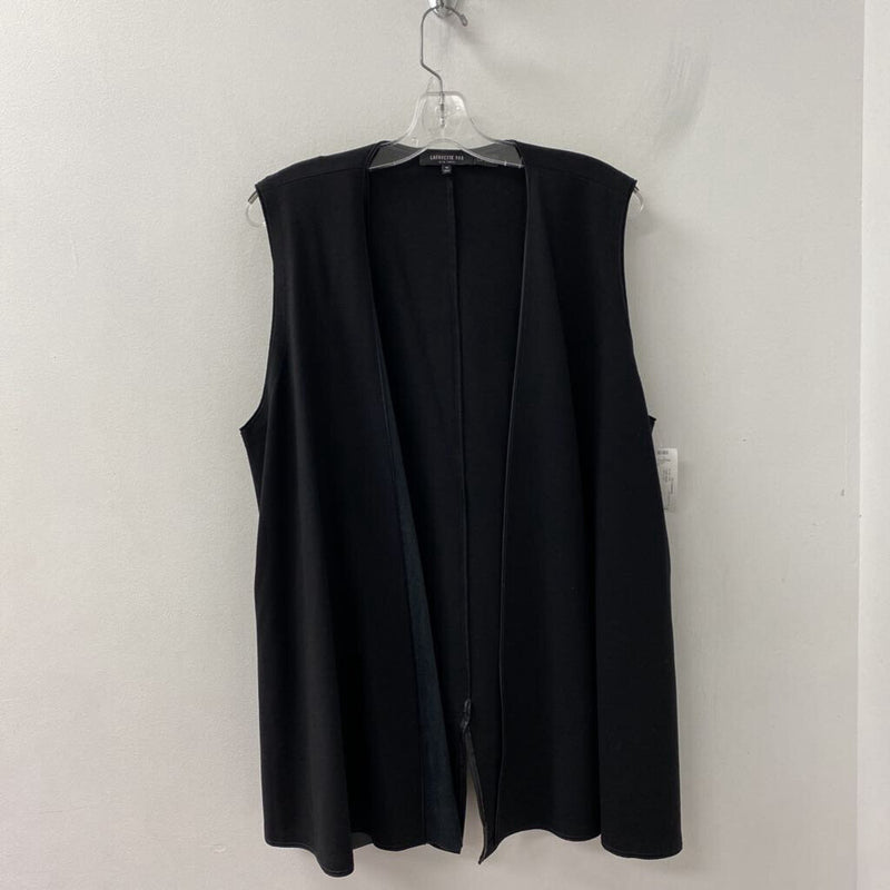 LAFAYETTE 148 WOMEN'S PLUS TOP black 1X