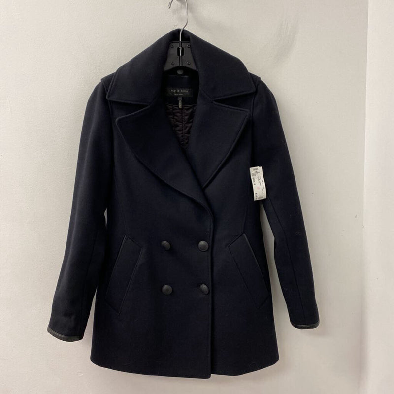 RAG & BONE WOMEN'S COAT navy 4