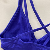 LULULEMON WOMEN'S ACTIVE BRA deep blue XS