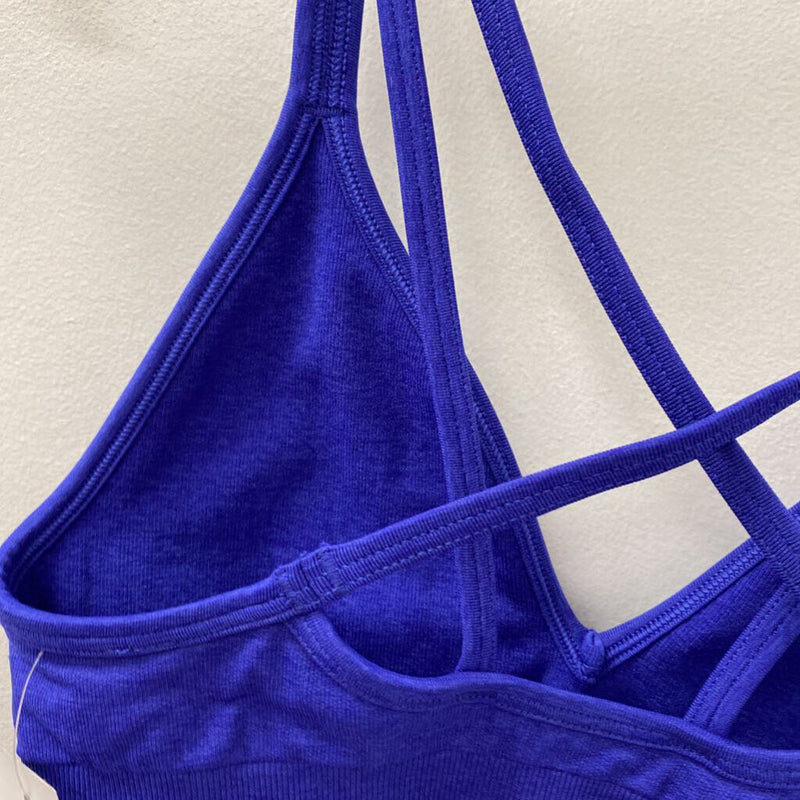 LULULEMON WOMEN'S ACTIVE BRA deep blue XS