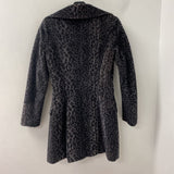 WOMEN'S COAT grey black mix S/36