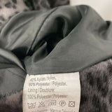 WOMEN'S COAT grey black mix S/36