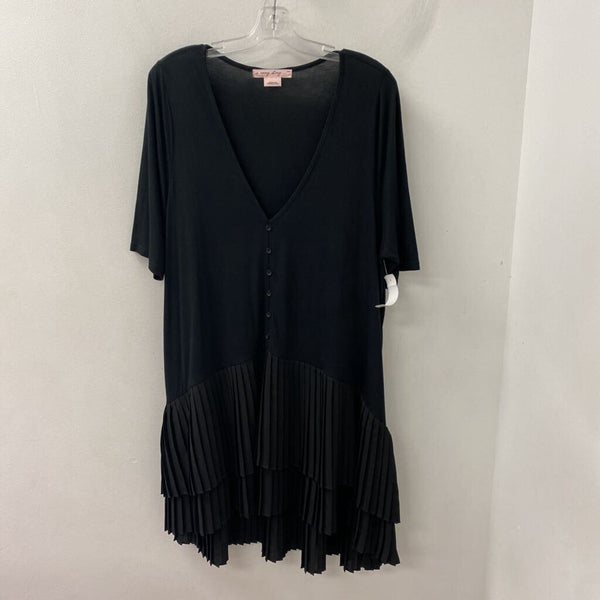 IN EVERY STORY WOMEN'S PLUS DRESS black 1X