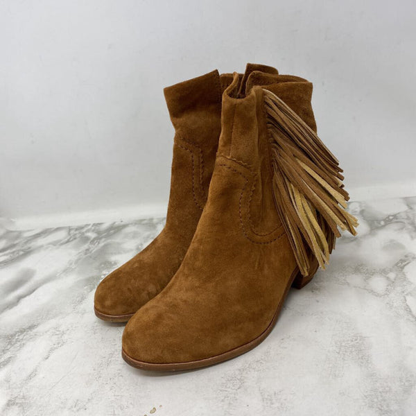 SAM EDELMAN WOMEN'S BOOTS camel 6.5