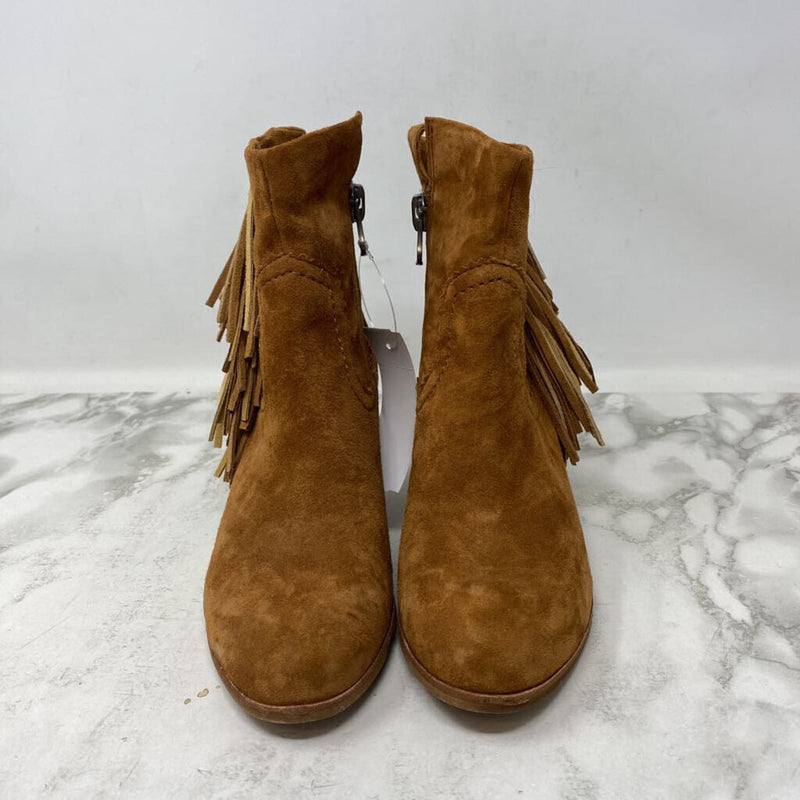 SAM EDELMAN WOMEN'S BOOTS camel 6.5